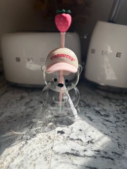 Pink bearista cup