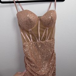 Sequin Mini Dress