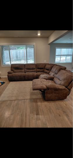 Brown couch