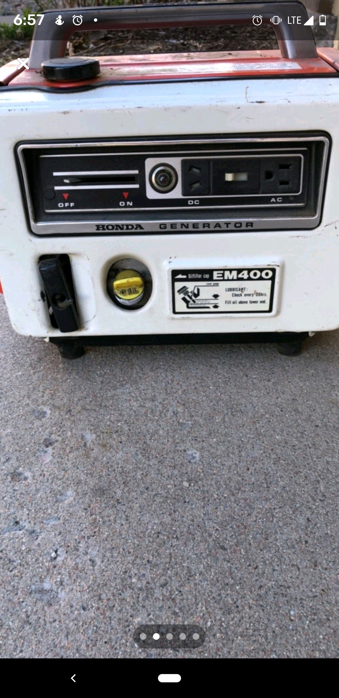 Honda EM400 vintage Generator