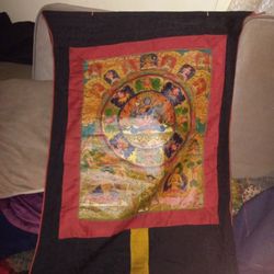 Original Tibetan Buddhist Wall Hanging 