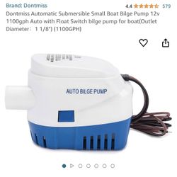 Bilge Pump Submersible 1100GPH