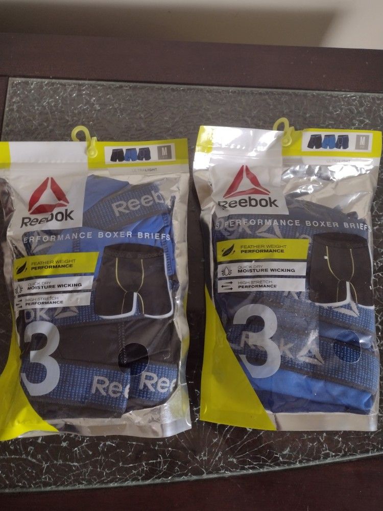 6 Reebok Boxer Briefs