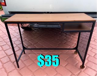 $35 Like New steel & Wooden Desk perfect for small room