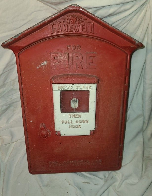 Vintage Gamewell Fire Alarm Call Box