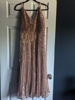 Rose Gold Evening Dress