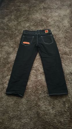 Kids Size 25 Black Baggy Empyre Jeans