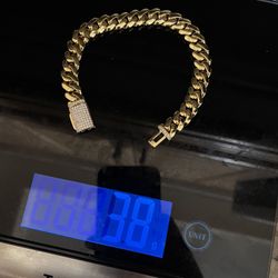 18k Gold Plated Cuban 