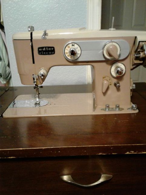 Antique Adler Riccar sewing machine