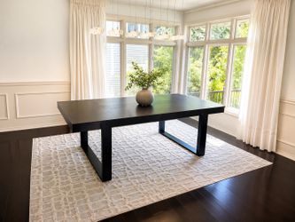 Modern dining room table