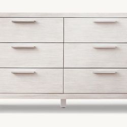 RH Keegan Wide Dresser and Diaper Changing Topper