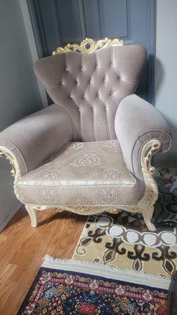 Cream Velvet Sofa