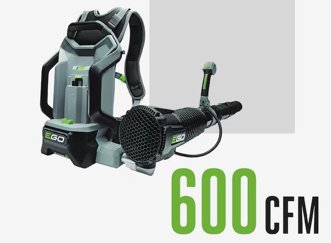 EGO POWER+ 600 CFM Battery Backpack Leaf Blower (Battery Not Included, Charger Included) / Soplador de Hojas de Mochila (Batería No Incluida, Cargador