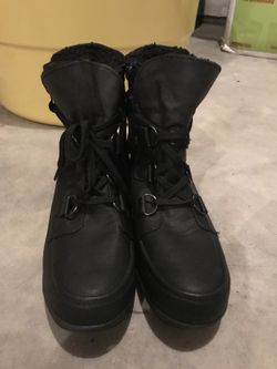 Sporto black boots size 8.5