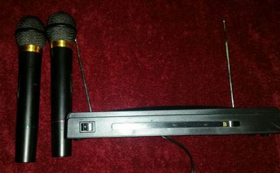 Wireless microphone set