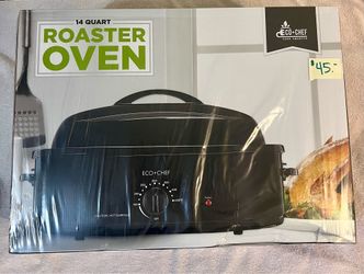 Brand New Eco+Chef 14 Quart Electric Roaster Oven (Black)