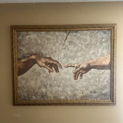 Creation Of Adam Painting