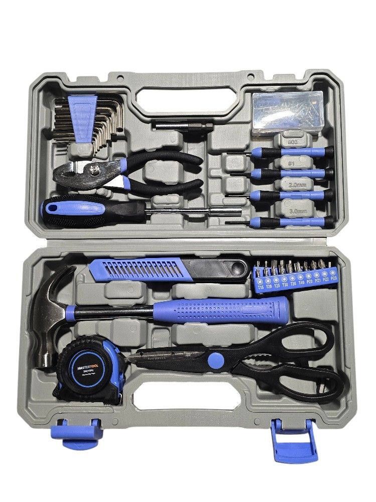 CARTMAN Tool Set General Hand Tool Kit with Plastic Toolbox Storage Case, Automotive Set