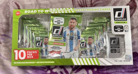 Donruss Road To World Cup Soccer Trading Cards Sealed