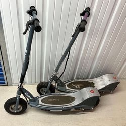 Two Razor Electric Scooter - E300 - 15 mph (Child Or Adult / 220 lb Rider Weight) (like  an E Bike)  - Near Full Sail