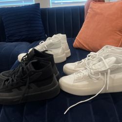 Adidas Black And White Shoes