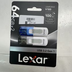 Tools Lexar Jumpdrive V100 64 GB x 2 100 # 44891