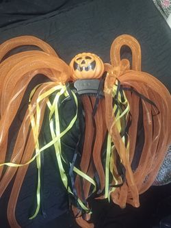 Halloween Jack-o'-Lantern Ribbon head band