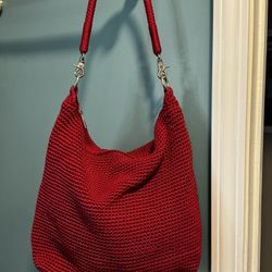 Red Crocheted Purse