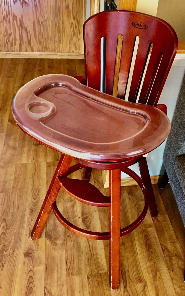 Wooden Graco High chair