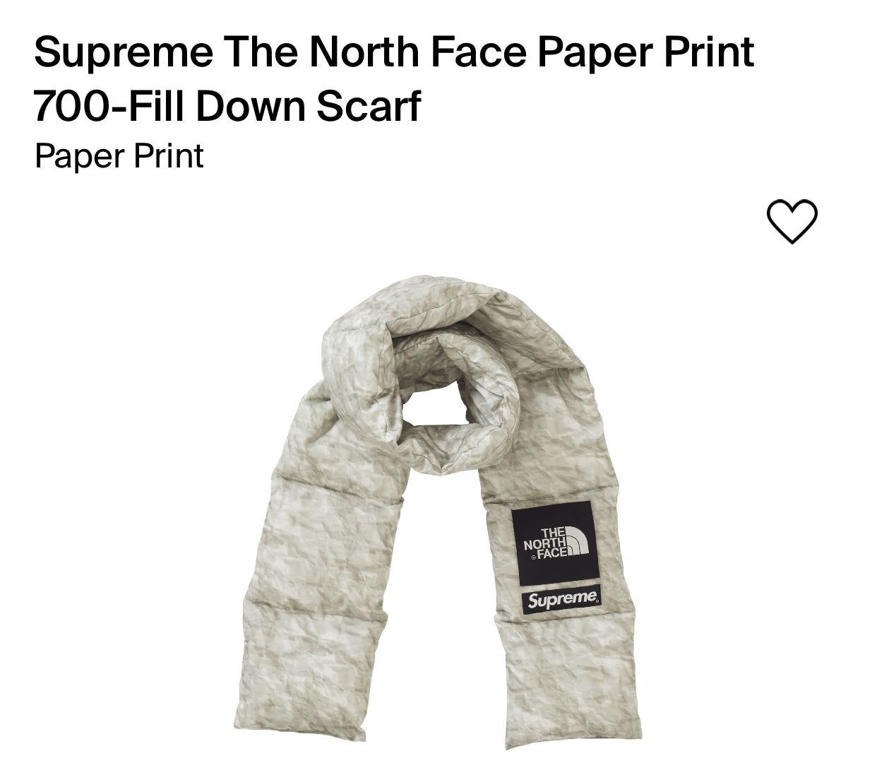 Supreme Scarf