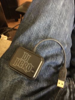 Ps2 and PS3 dj hero wireless turntable receiver