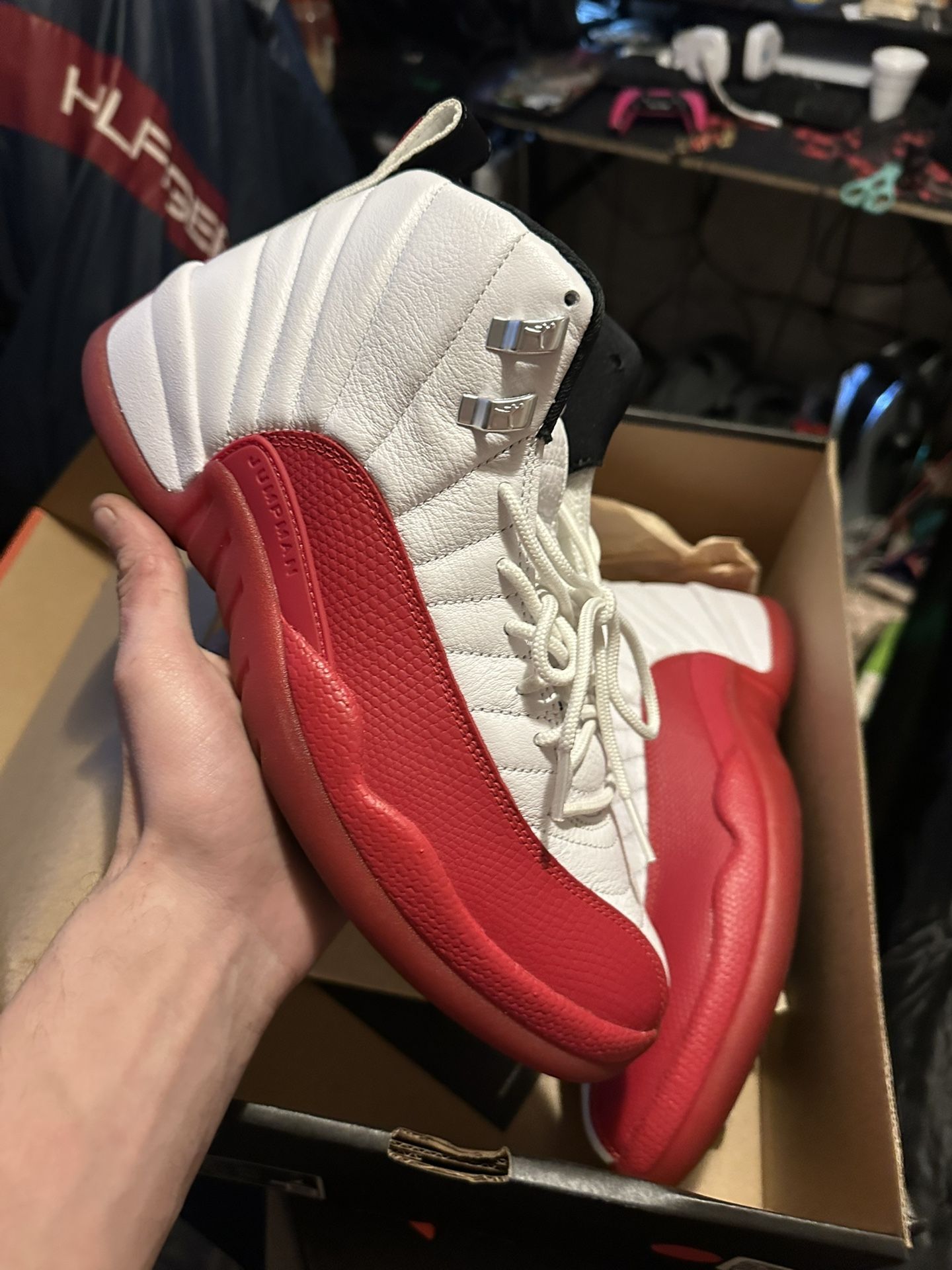 Jordan 12 Cherry 12 Size 9.5 Worn X1