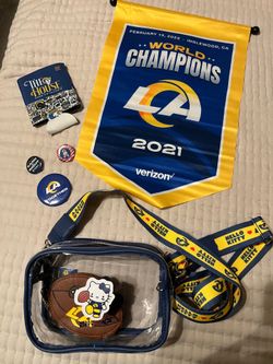 LA Rams hello kitty bag