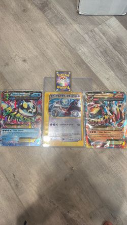 Primal Kyogre EX, Primal Groudon EX, 5th Anniversary Latios Latias Celebi Mewtwo Entei Lugia JUMBO Pokemon cards