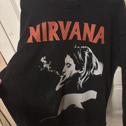 Nirvana Crew Stone Wash Os Large