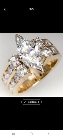 Brand New GOLD PLATED RING OVER SILVER