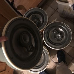 4 Custom Surround Sound Wall Speakers 