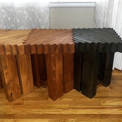 Handcrafted Solid Wood Coffee / Side Table — Artisan Built, One of a Kind