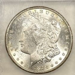 1878 Cc Morgan Silver Dollar BU