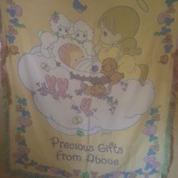 Precious Moments throw, excellent shape and color