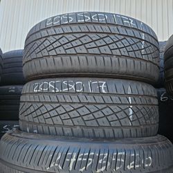 Pair 205/50/17 Continental 