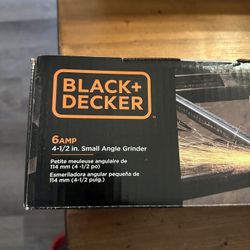 Black And Decker Angle Grinder 