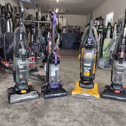 Eureka Upright Vacuum Cleaners – Lot of 4