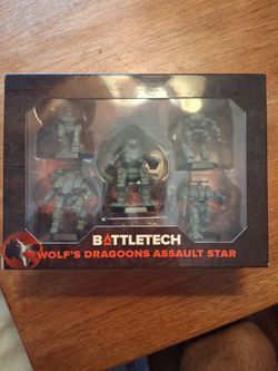 Battletech miniatures - Wolf's Dragoons Assault Star