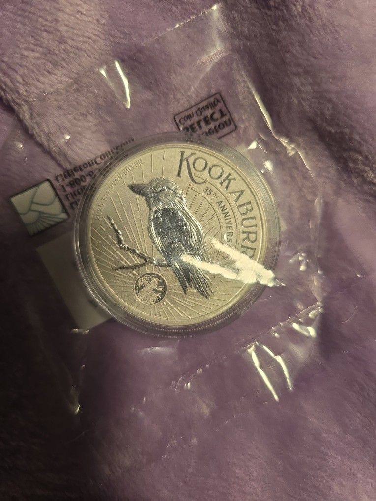 2025 Australia 1 oz. Silver $1 Kookaburra
