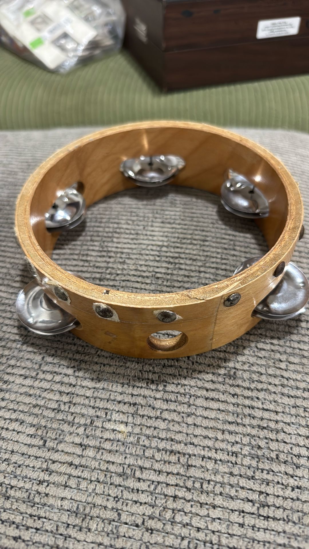 Wood Tambourine