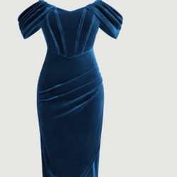 Teal Blue small fits medium