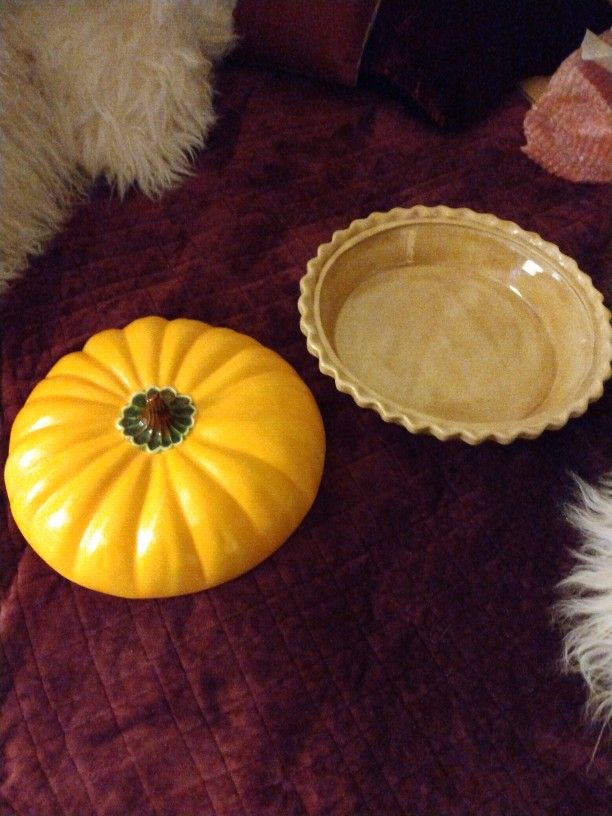 Pie Plate And Cover 
