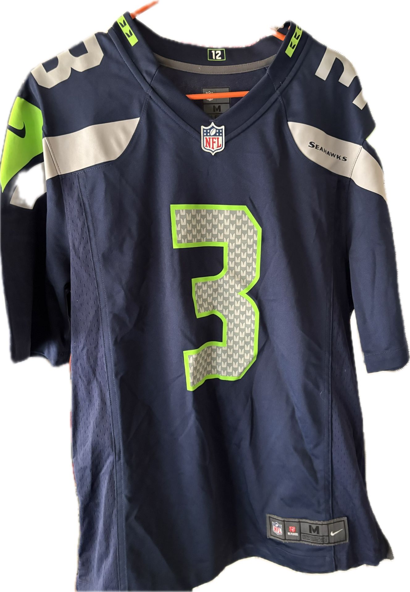 Seattle Seahawks Wilson 3 Jersey Size M
