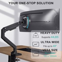 WALI GAM001XL Heavy Duty Monitor Arm – New